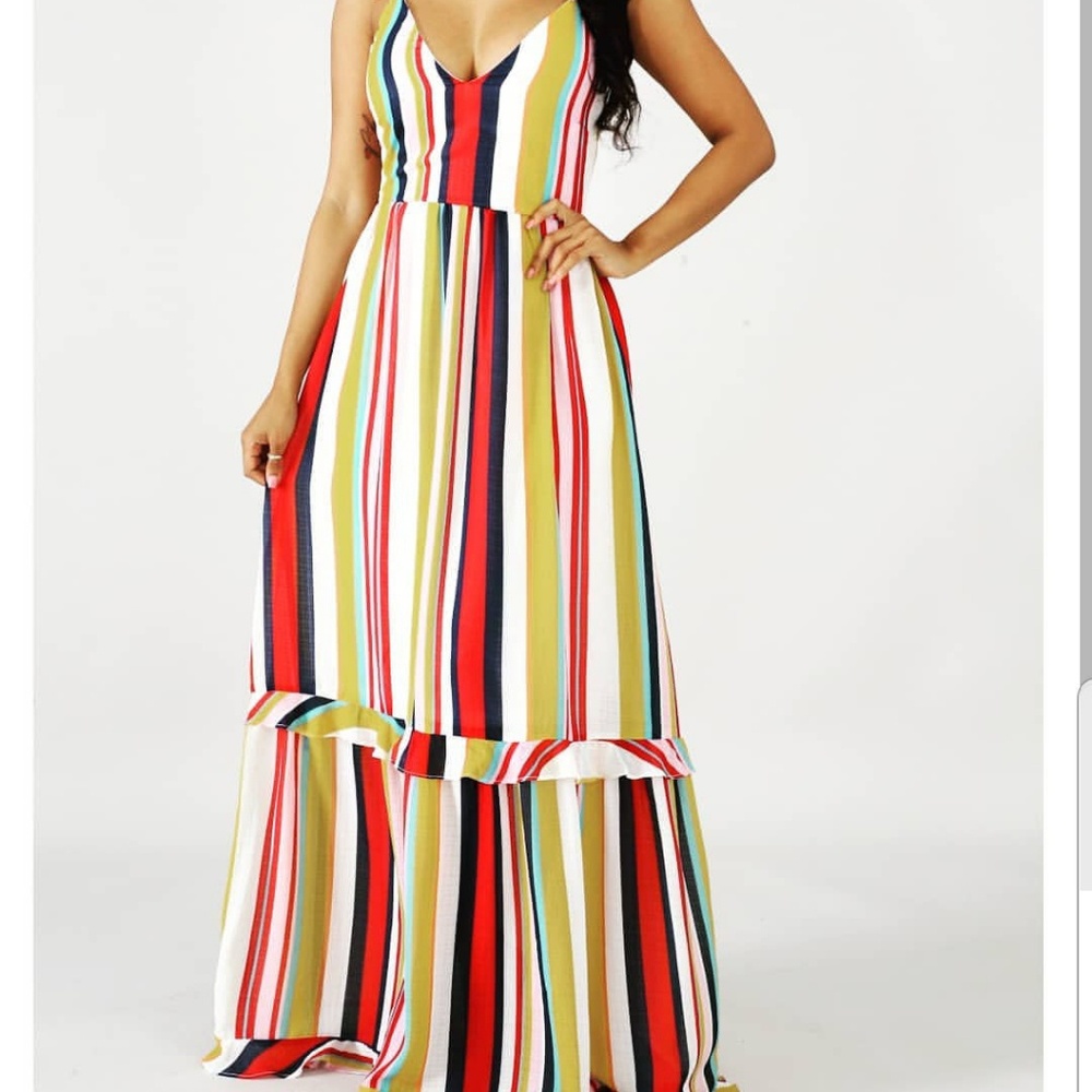 Maxi Stripe Dress